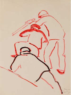 Шор Сарра Марковна. Рабочие. Баку. В порту